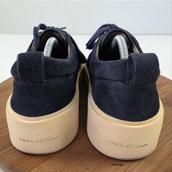 Fear of God 101 Lace Up Blue Suede Sneakers Mens Shoe Size EU 42 US 9 - Picture 8 of 15